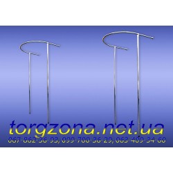 Примірочна пристінна заокруглена, велика 120х120х200см. з двома опорами